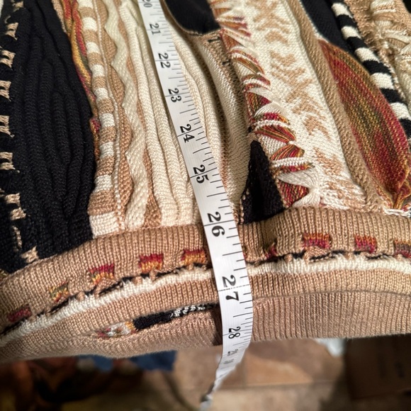 Vtg Tundra Canada Multi Color Sweater Mens Size L Biggie Hip Hop Coogi Style - Picture 7 of 8